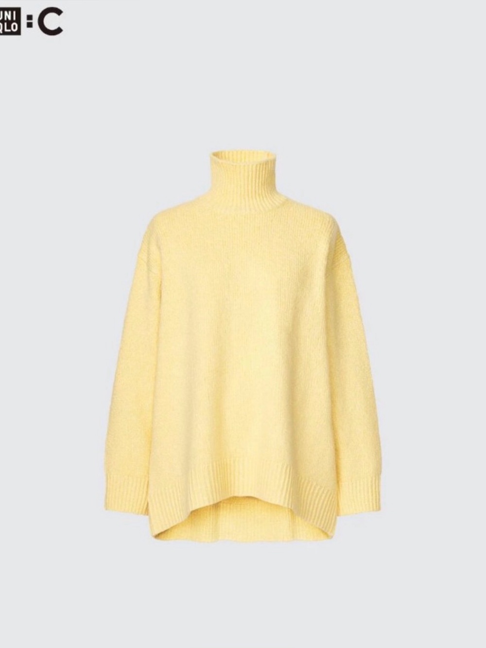 UNIQLO C Soft Knit Long Sleeve High Neck Sweater